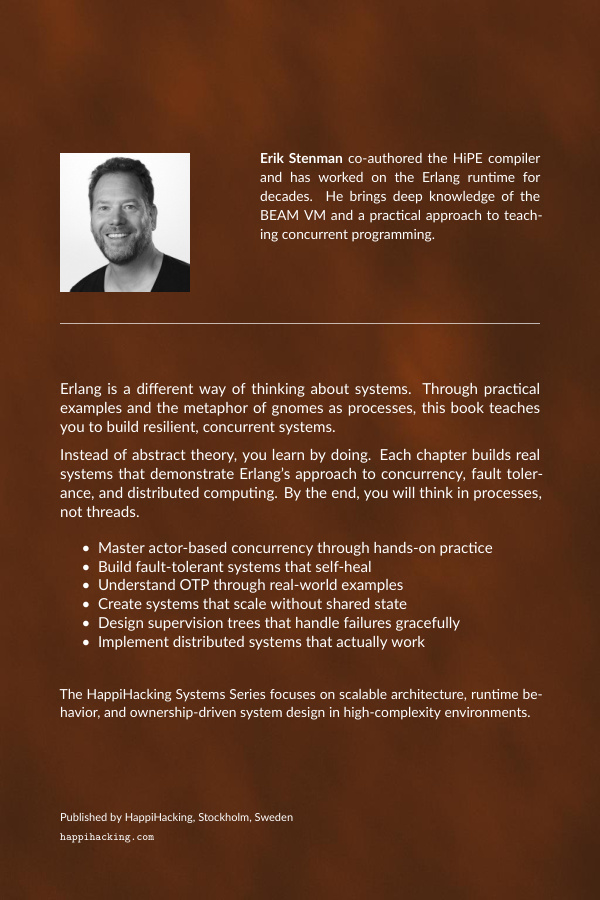 Erlang by Doing back cover