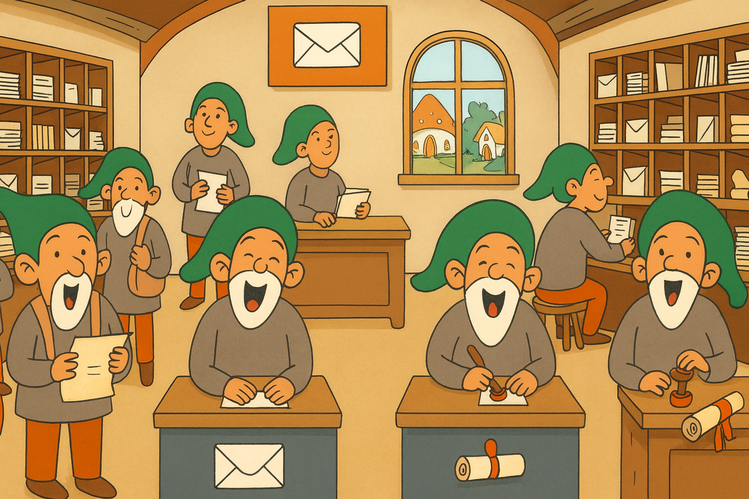 The Gnome
Village Post Office. The Gnome
Village Post Office.