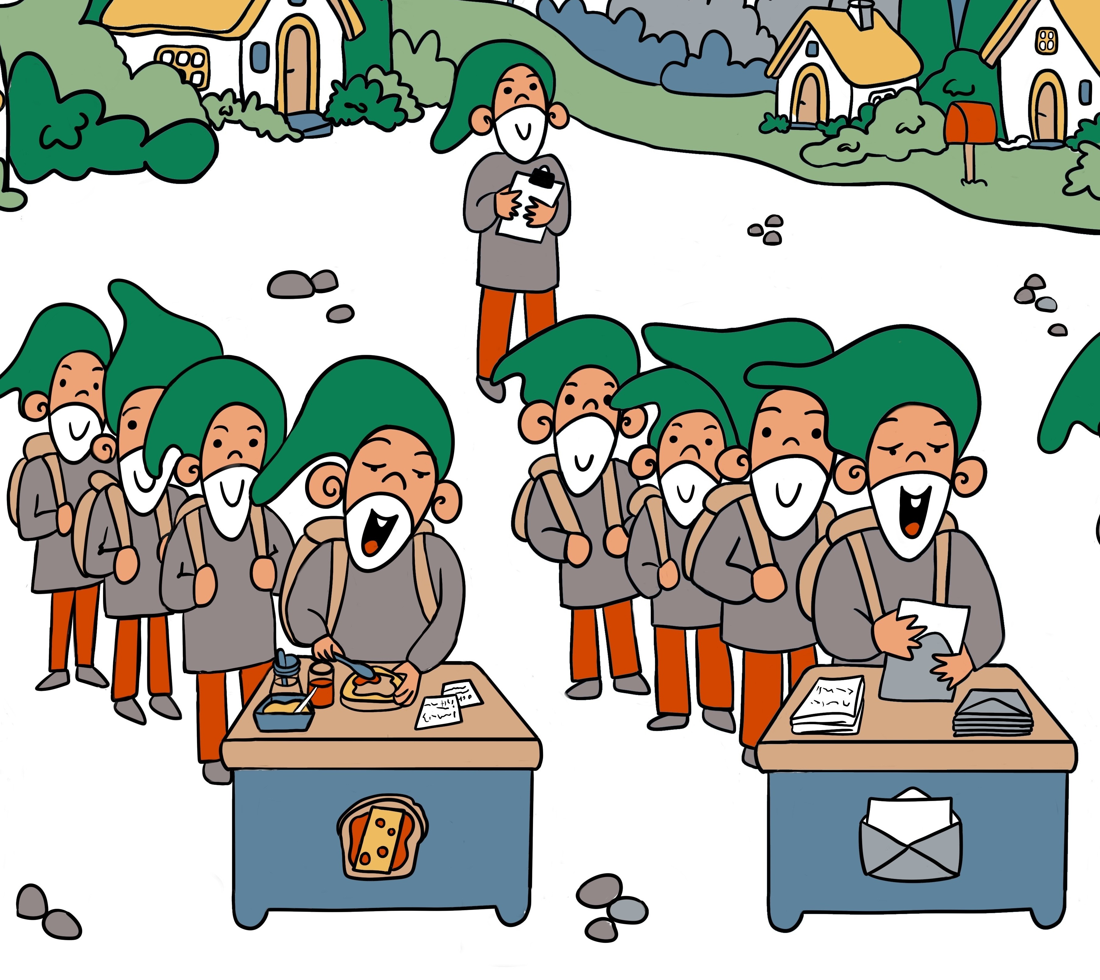 Manager node with worker nodes